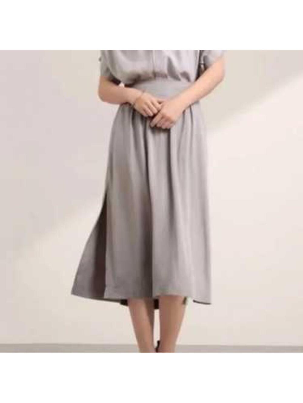 Wilfred Gabrielle Taupe Midi Skirt - Size XS